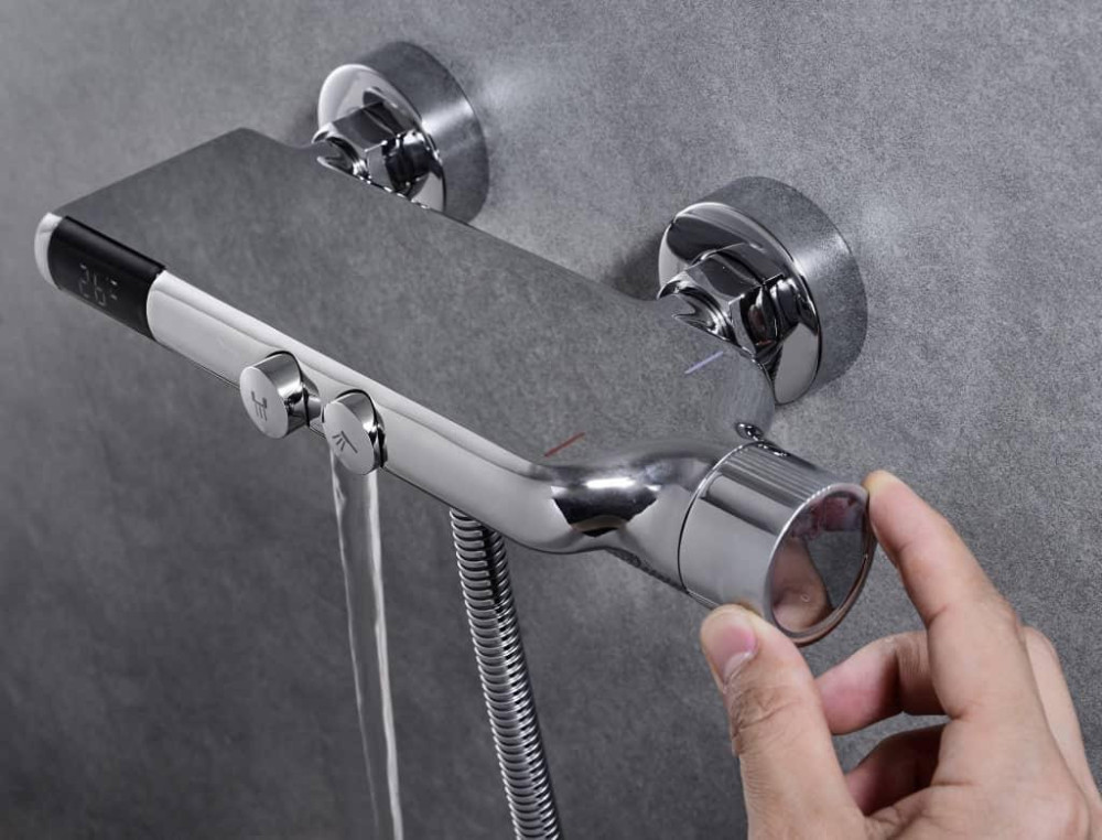 modern digital thermostatic shower mixer