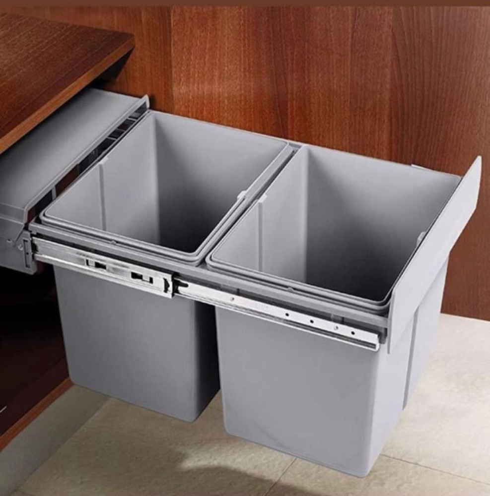 Cefito Twin Slide-out Kitchen waste bin