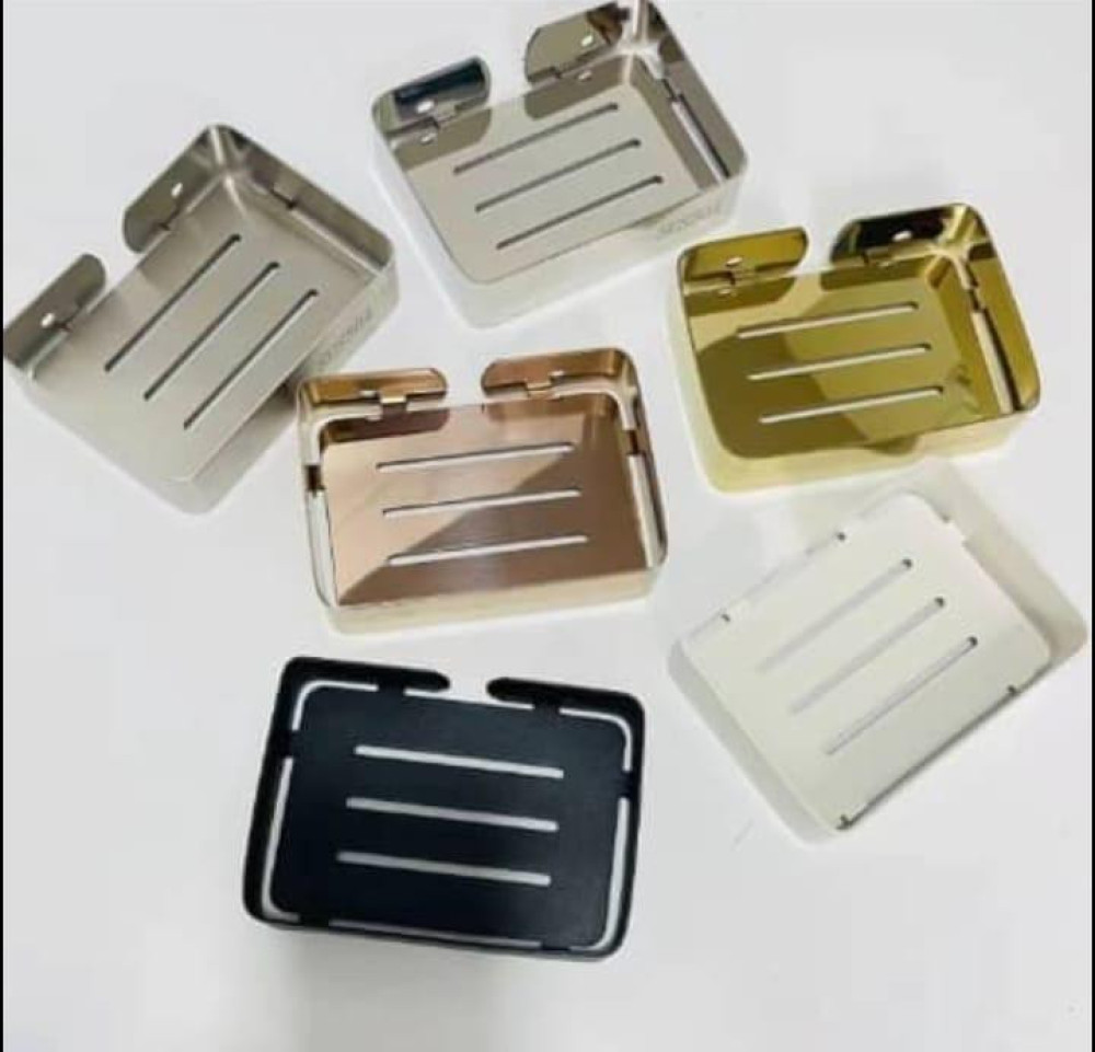 Stainless steel Soap dish holder designed for bathroom or kitchens