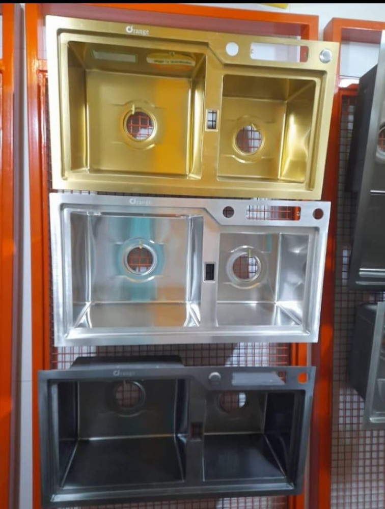 Stainless steel handmade double bowl Kitchen sinks