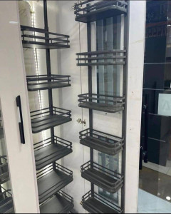 Kitchen cabinet organizer pantry unit