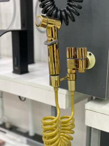 Luxury gold hendheld bidet sprayer