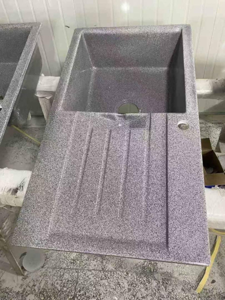 granite composite Kitchen sink often referred to as a marble-look