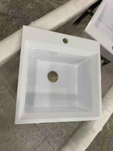 Ceramic bathroom vanity top sink