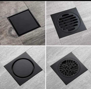 matte black bathroom floor drain are commonly categorized as modern square shower floor waste grates