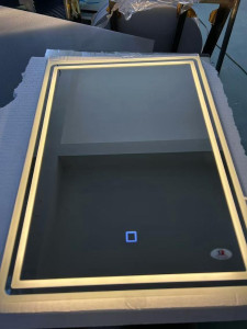 modern rectangular bathroom vanity mirror 