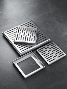 Square floor drain grate