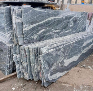 Juparana grey granite slabs