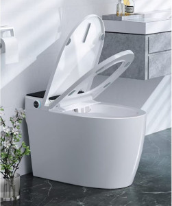 Modern Smart Toilet featuring a built-in bidet