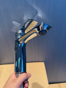 polished chrome bassin mixer tap