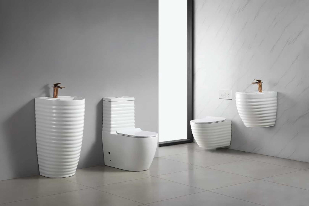 modern sanitary ware set