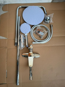 Brimix Shower Mixer set featuring an anti-rust chrome finish